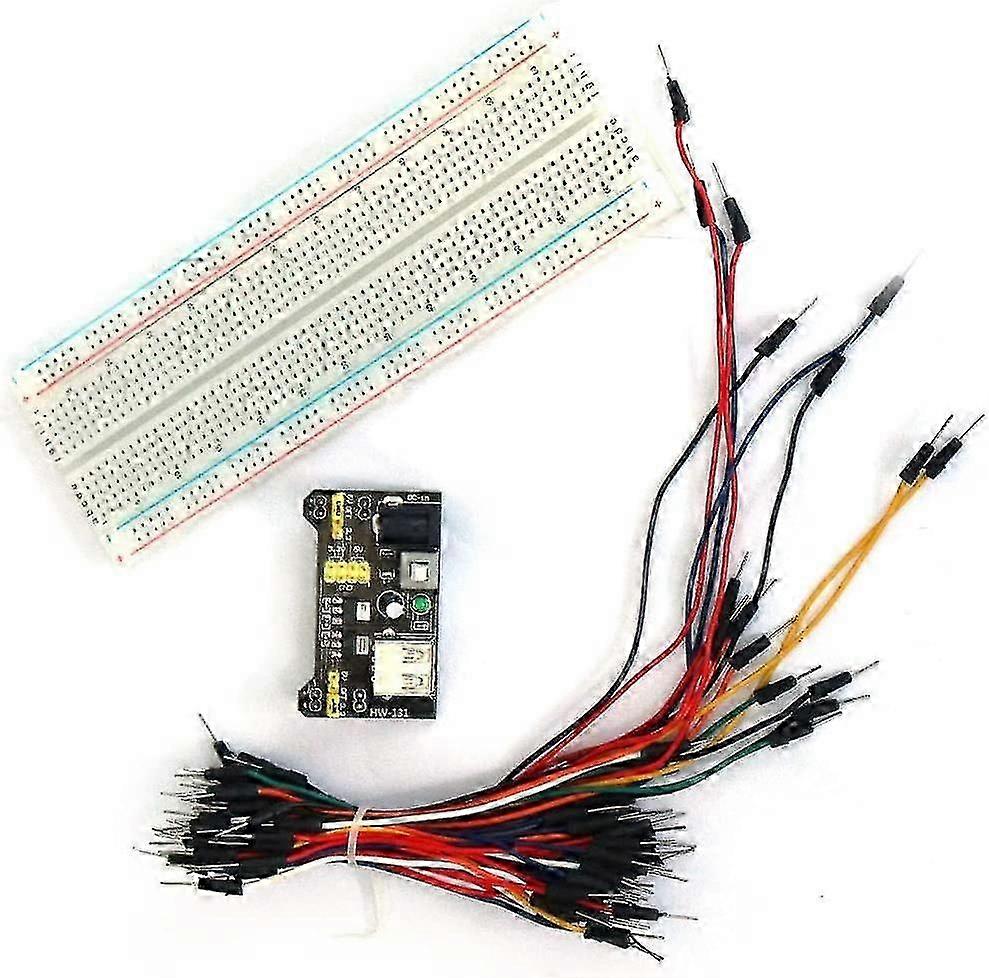 Solderless Breadboard Tie Points, Jump Wires 65pcs,power Supply Module