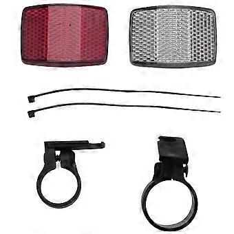 1 Paar Fahrrad Fahrrad Fahrrad Licht Reflektor hinten vorne für Lenker & Sattel Bar