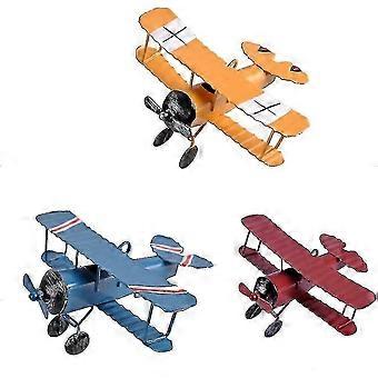3pc Vintage Iron Aircraft Model 2023 Retro Plane Pendant Kids Toy