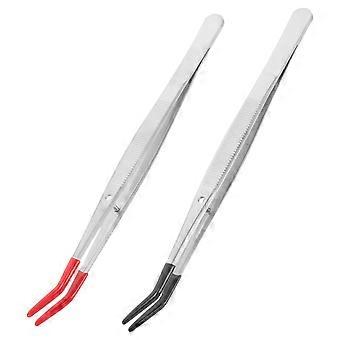 Crafting Tweezers Stainless Steel Stamp Collector Tools for Precision Work 6Pcs