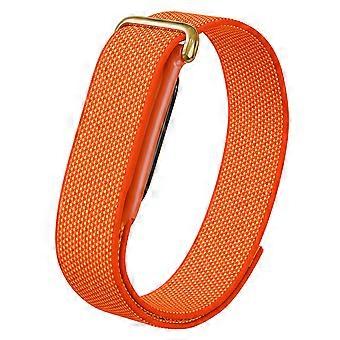 Nylon klokkerem kompatibel med Google Fitbit Air Magic Tape pustende erstatningsrem