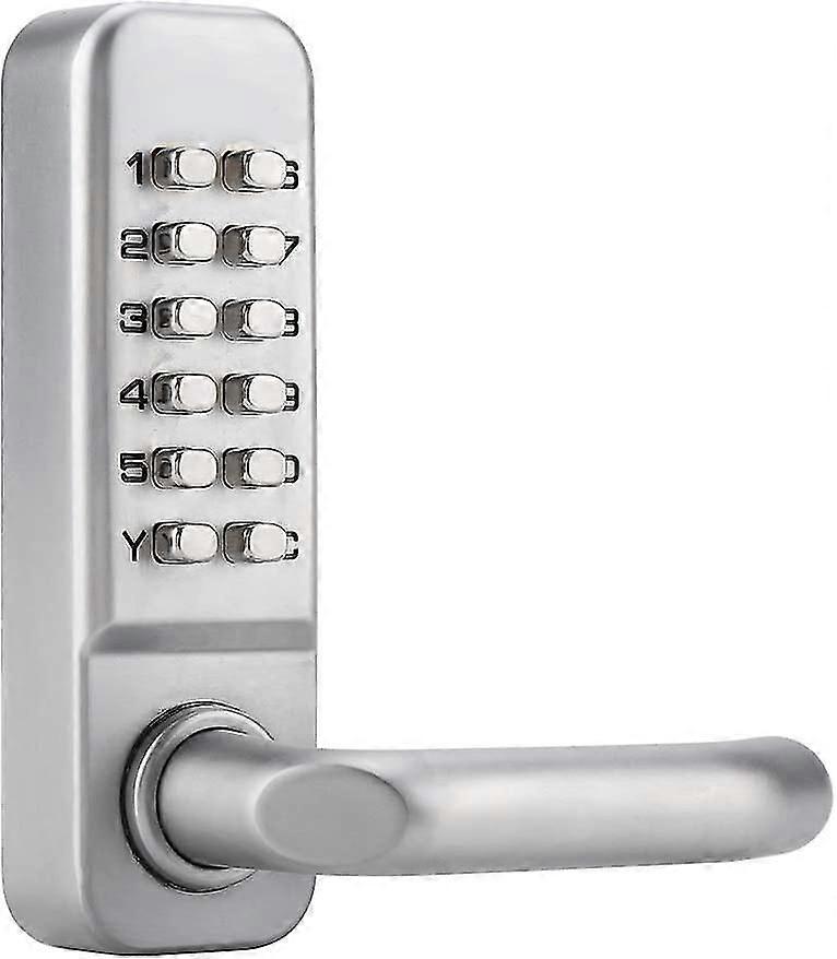 Waterproof Mechanical Combination Door Lock 1-11 Digit Code Keyless Security Lock for Wooden Office DoorJJ