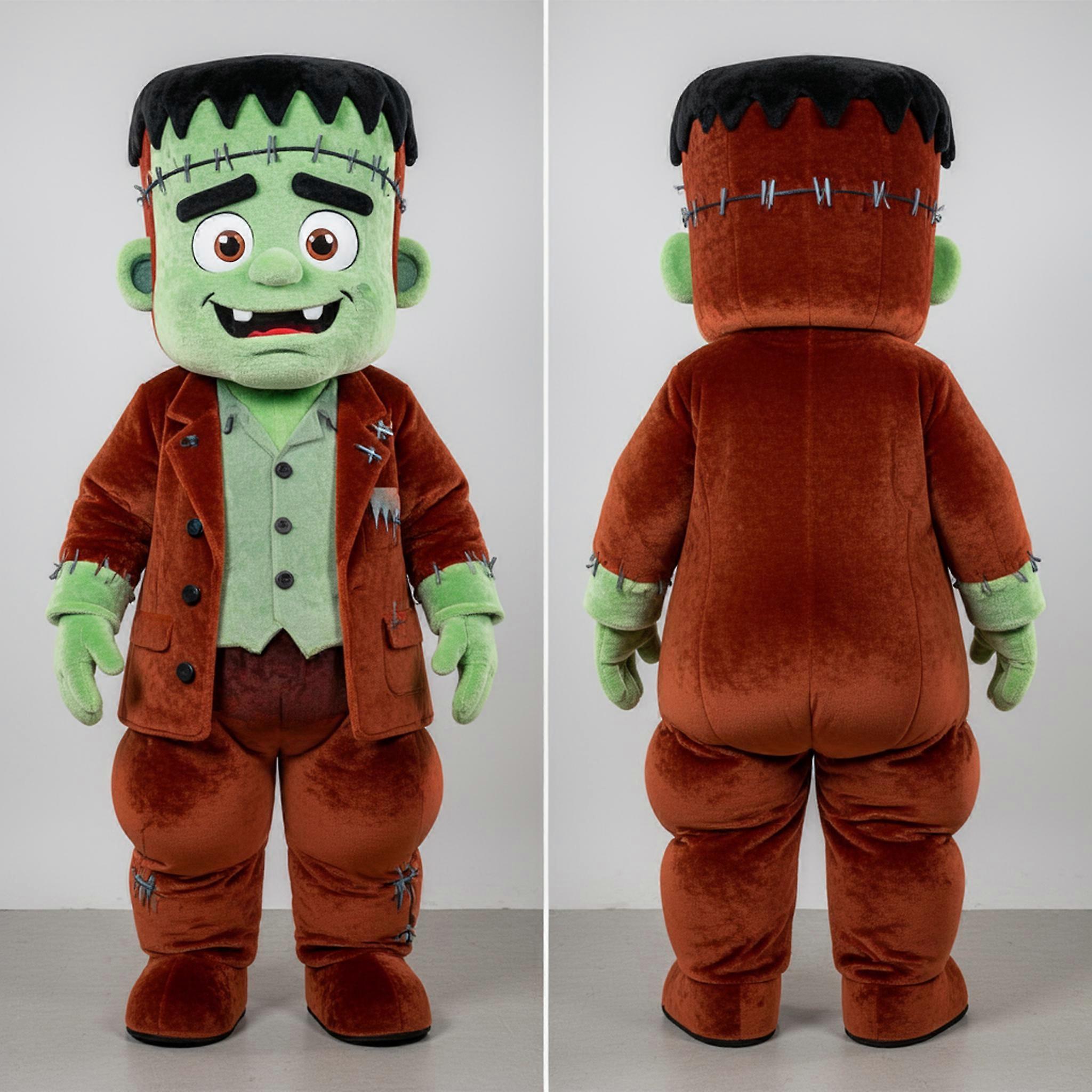 MASTICOT Rust Colored Cartoon Frankensteins Monster Mascot
