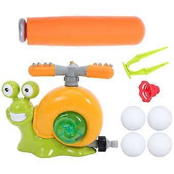 Water Sprinkler Baseball Toy for Kids Playing 1Set Outdoor Snail Shape Sprinkler