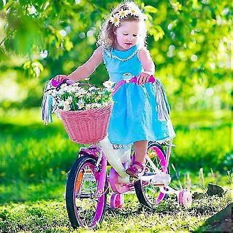 Handgewebter Fahrrad-Hängekorb für Kinder