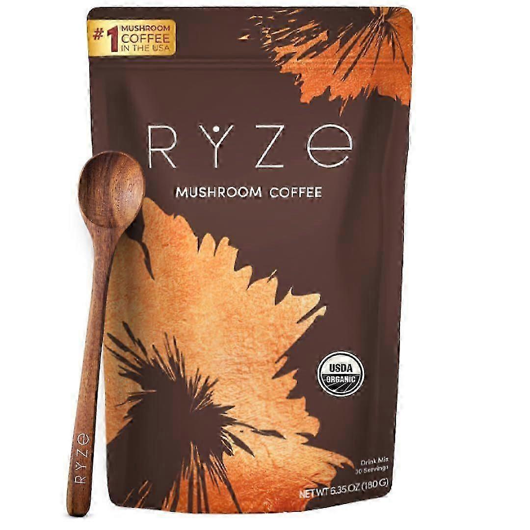 Ganoderma kaffe svart snabbkaffe