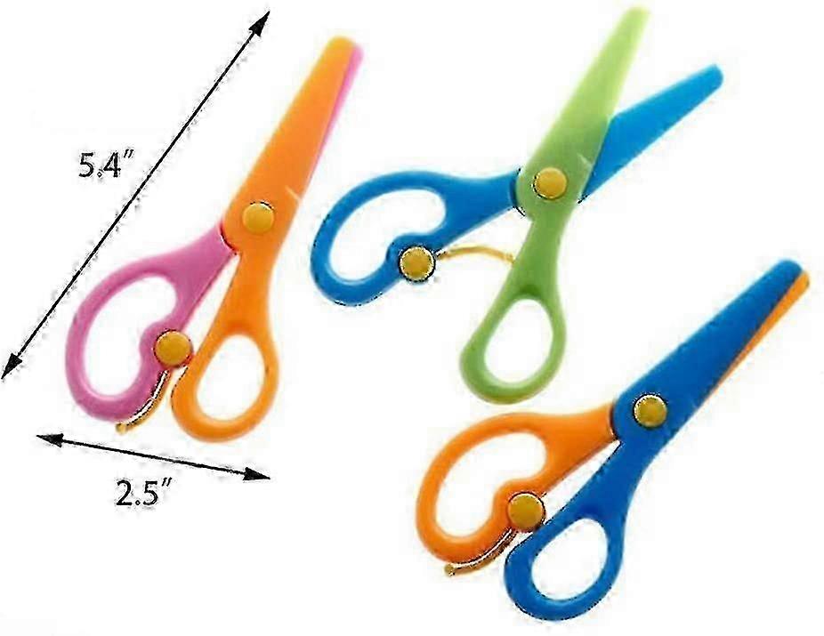 Preschool Training Scissors,4pcs Children