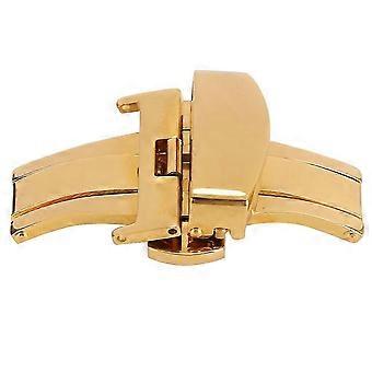 CYDT Stainless Steel Watch Clasp Buckle Watchband Clasp Replacement Accessory Gold20mm