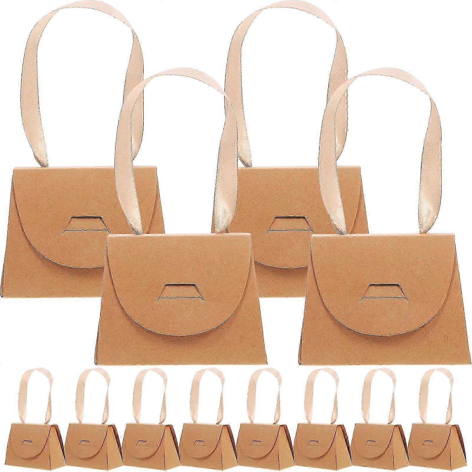 12Pcs Mini Handbag Gift Boxes Paper Candy Boxes for Valentines
