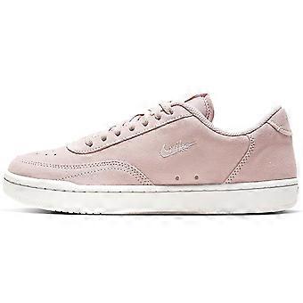 Nike Court Vintage Kunstleder Rutschfeste und abriebfeste Low-Top-Skateboardschuhe für Damen, Rosa/Weiß, CZ7930-600