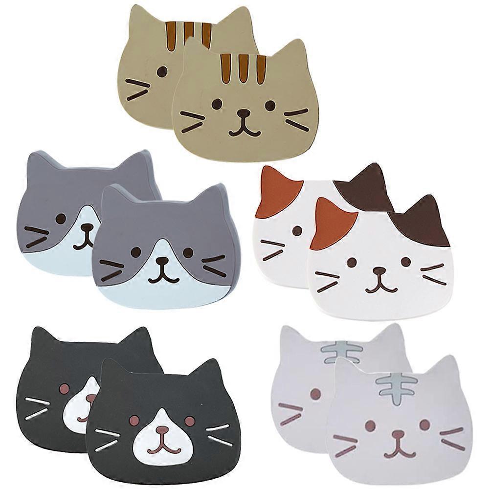 Protective Cat Pattern Bottle Mats for Home Use 30Pcs Pack
