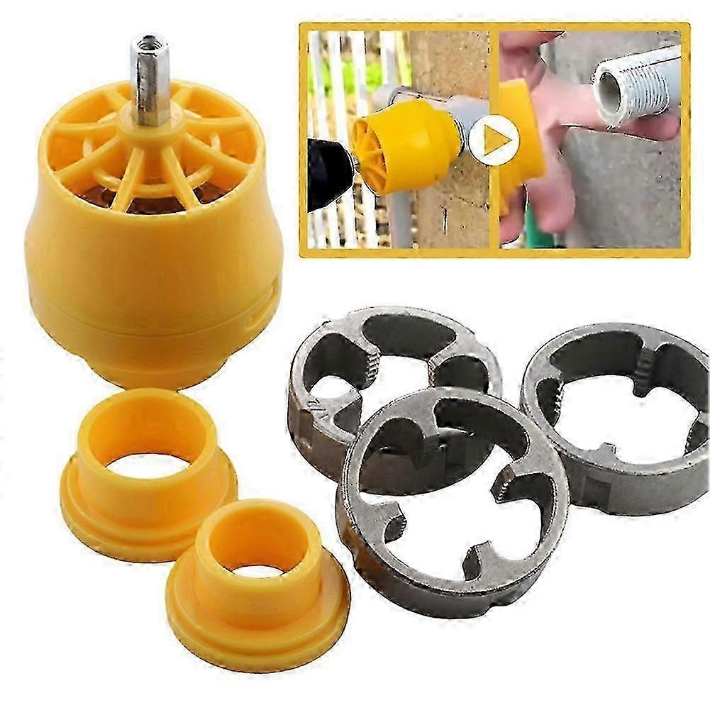 PVC Pipe Threader Kit - High-Percompatible withmance Tool compatible with Home Renovation