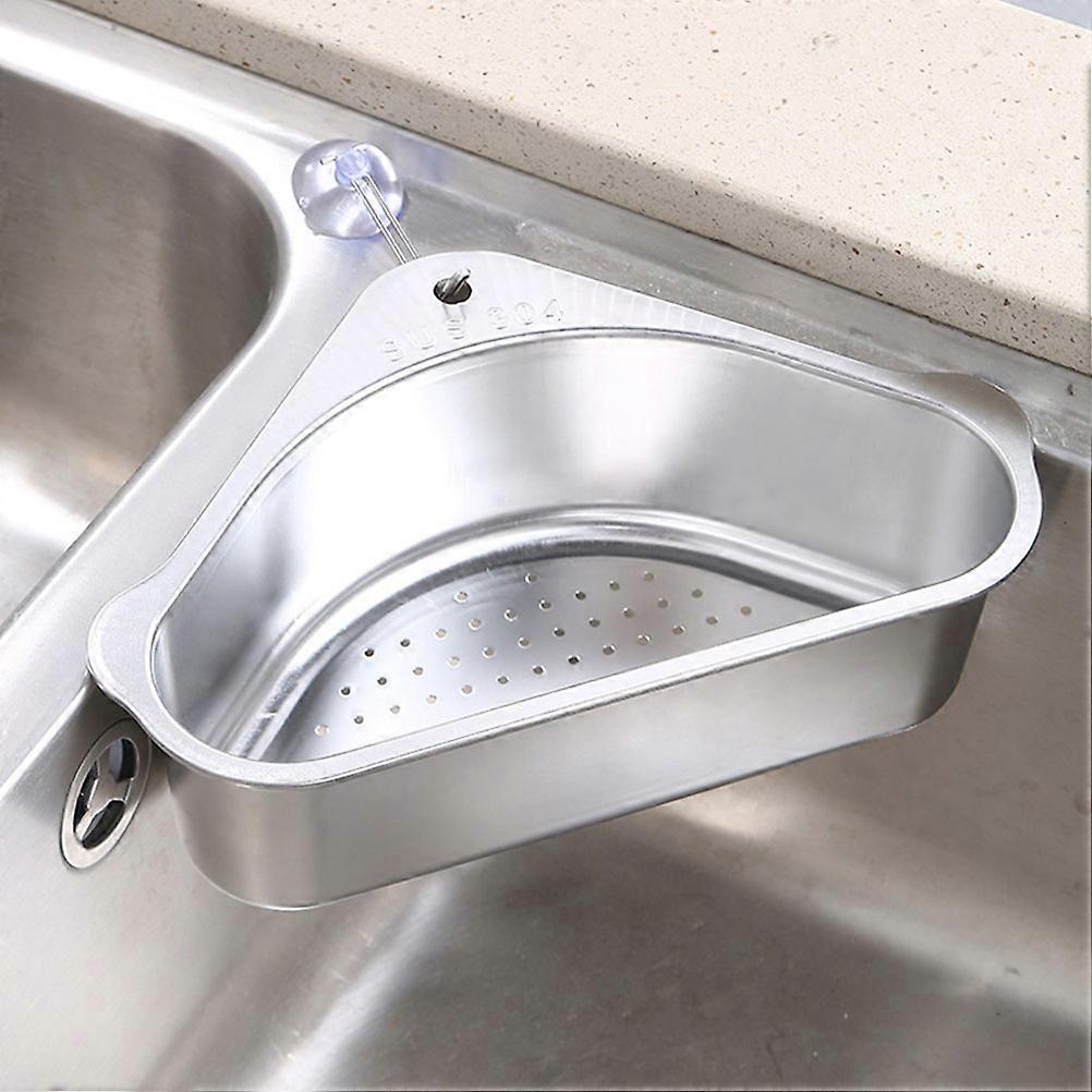 Triangular Drain Container Kitchen Supplies for 1Set Stainless Storage Rack