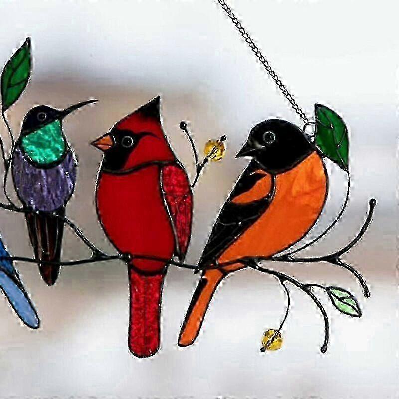 Textured Acrylic Bird Suncatcher