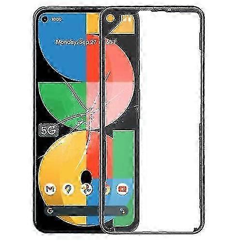 Front Lcd Screen Bezel Frame Compatible with Google Pixel 5a