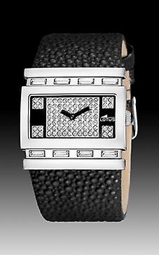 Lotus Quartz Analog Woman Watch with Cowhide Bracelet L15542/3