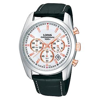 Lorus Watches Quartz Analog Man Watch with Cowhide Bracelet RT369AX9