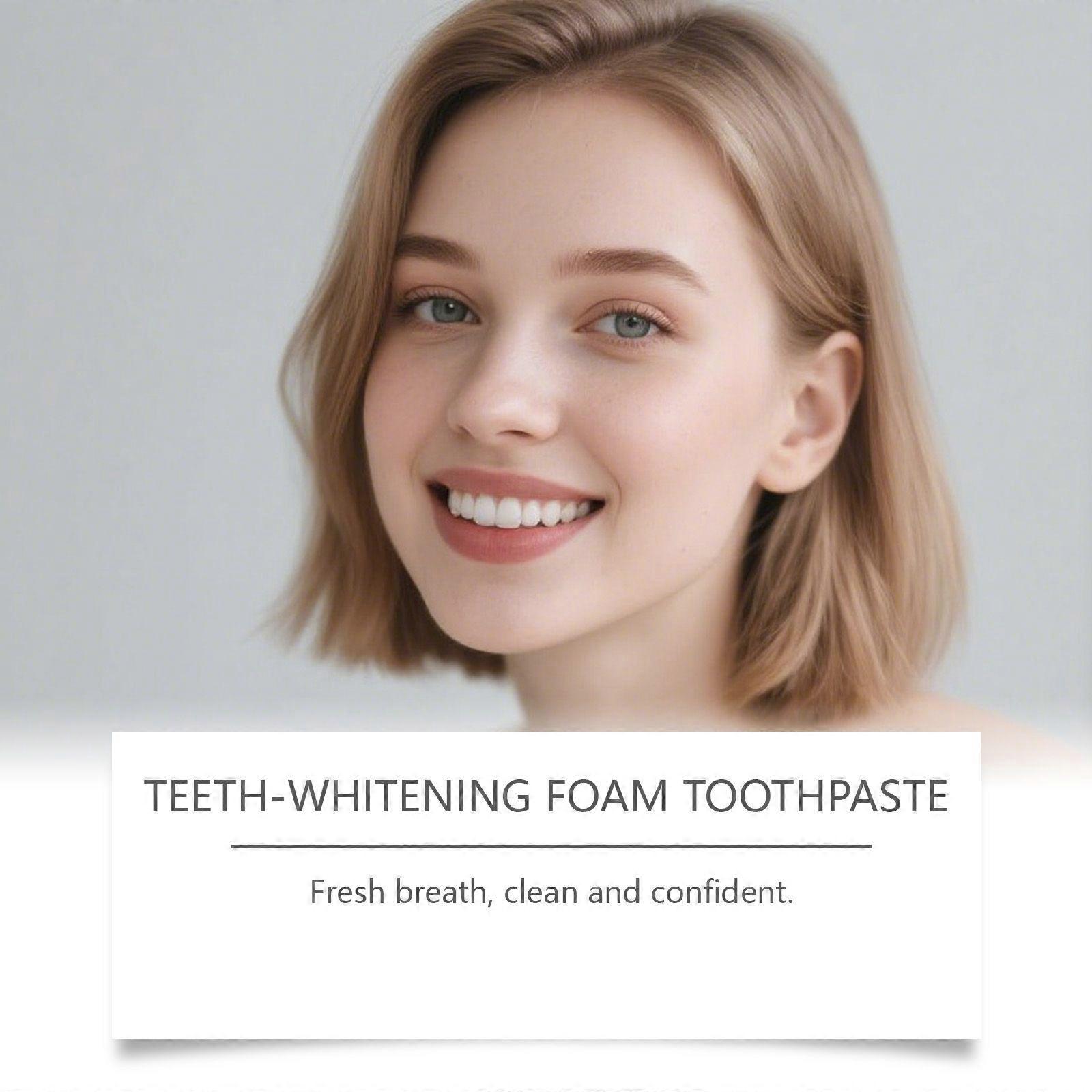 Toothpaste Mousse Is Carefully Formulated With Allantoin And Menthol