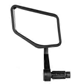 Bicycle Rear View Mirror Handlebar End Mountain Bike Wide Range Back Sight Reflector Adjustable View Mirror Left-SHZNV