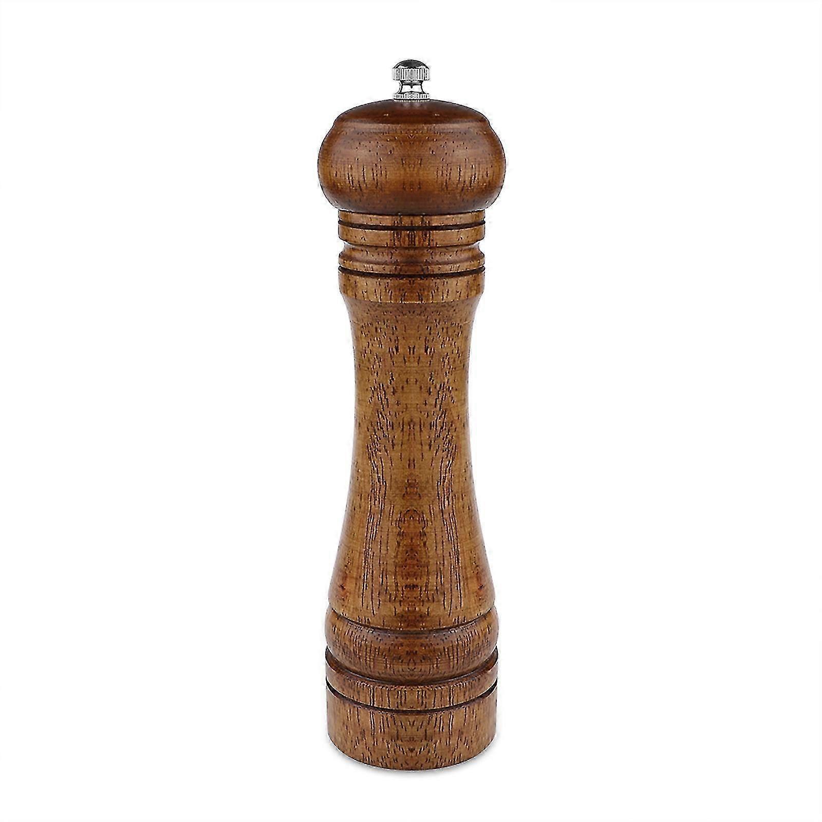 Oak Wood Pepper Grinder Set Adjustable