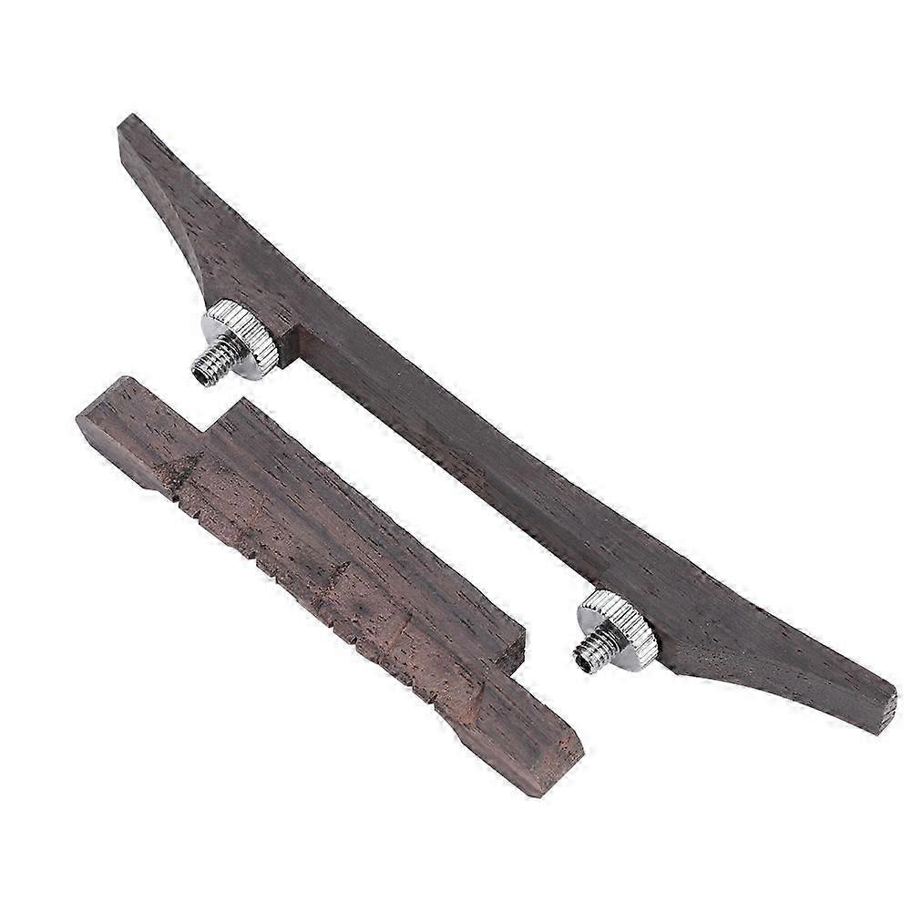 Adjustable Rosewood Mandolin String Height Bridge Musical Instrument Accessory