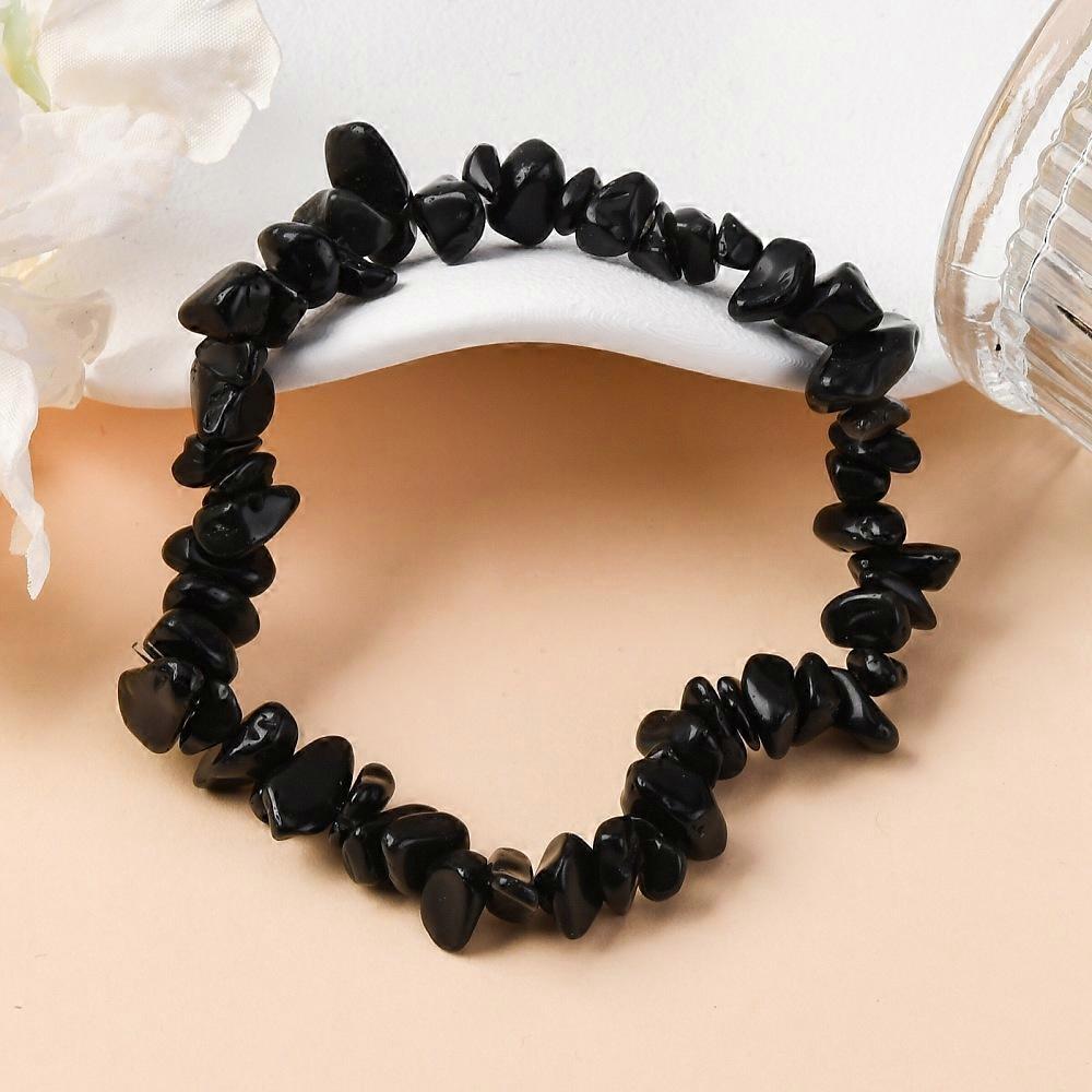 30pcs  Indian Agate Stretch Bracelets Nuggets 2-1/8 inch(5.5cm)