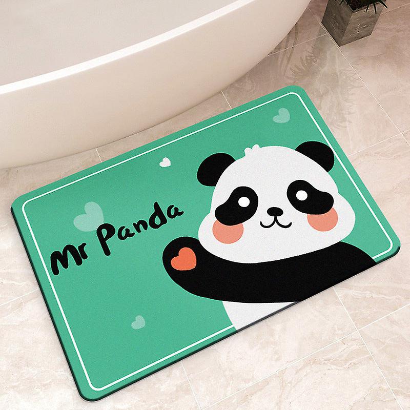 Bath Mat Non Slip Absorbent Shower Bathroom Rug Carpet Quick-drying Rubber No