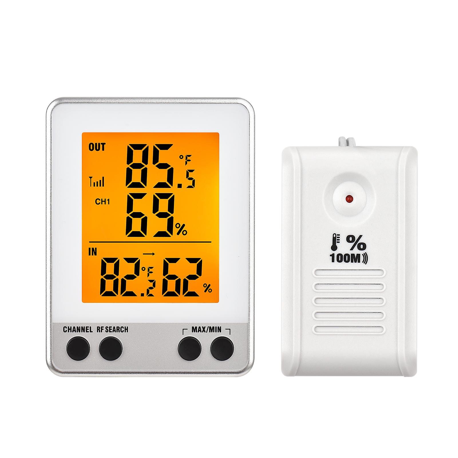 Digital Indoor Outdoor Thermohygrometer With Remote Sensor