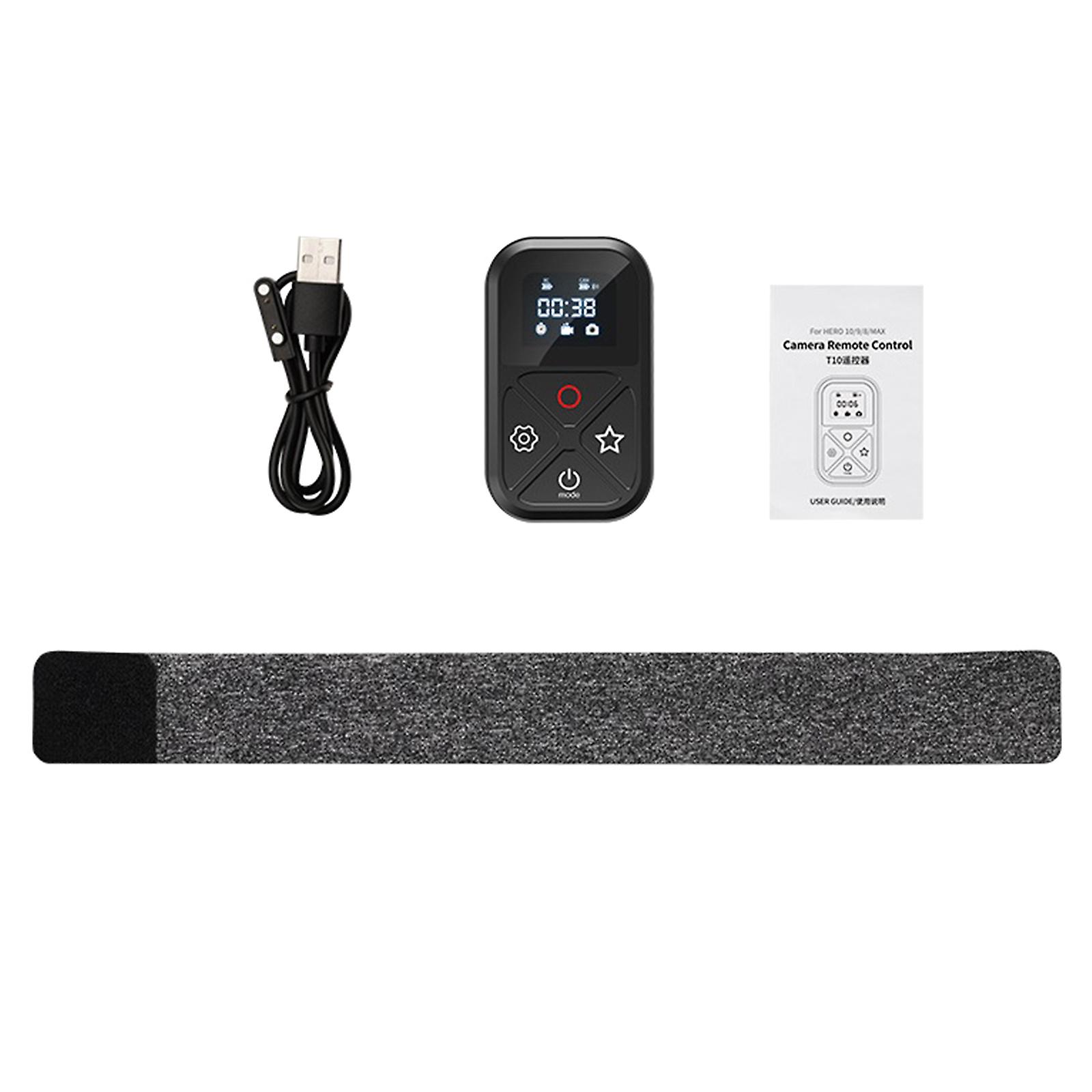 4-Button Wireless Remote Controller with Charging Cable For Go Pro Hero 10/9/8