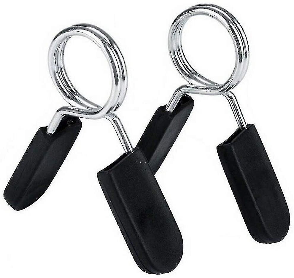 Barbell Spring Lock. Locking Device 1 Pair Of Collars Clamps For Dumbbells Spring Locks
