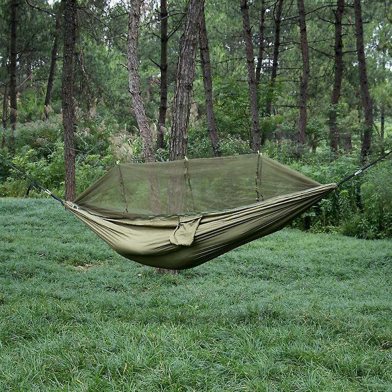 Portable Parachute Camping Travel Hammock With Net Mosquito Sleeping Swing Bed
