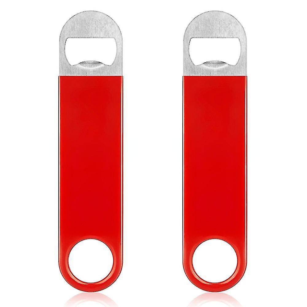 扁平开瓶器 - 调酒师开瓶器 - 啤酒开瓶器 - 乙烯基橡胶涂层手柄