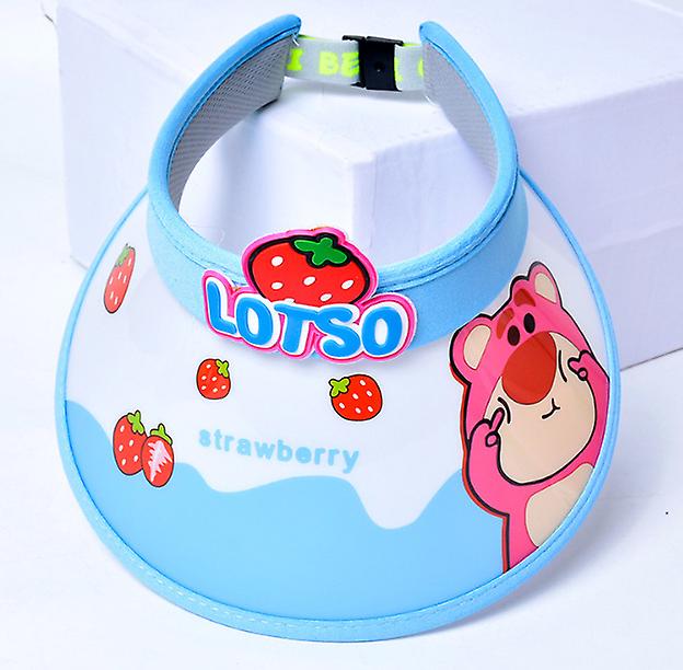 High Quality Children's Empty Hat Cartoon Bear Sunscreen Sun Hat Baby Summer Outdoor Big Cornice Sun Visor