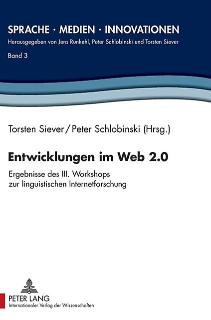 Entwicklungen Im Web 2.0 Hardback Book