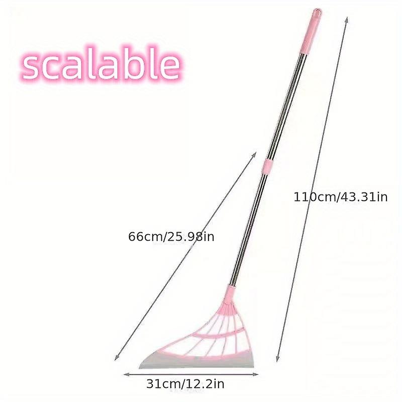 1 Pcs Magic Broom Sweeping Wiper Bathroom Non-stick Hair Multifunctional Broom Silicone Mop Dry And Wet