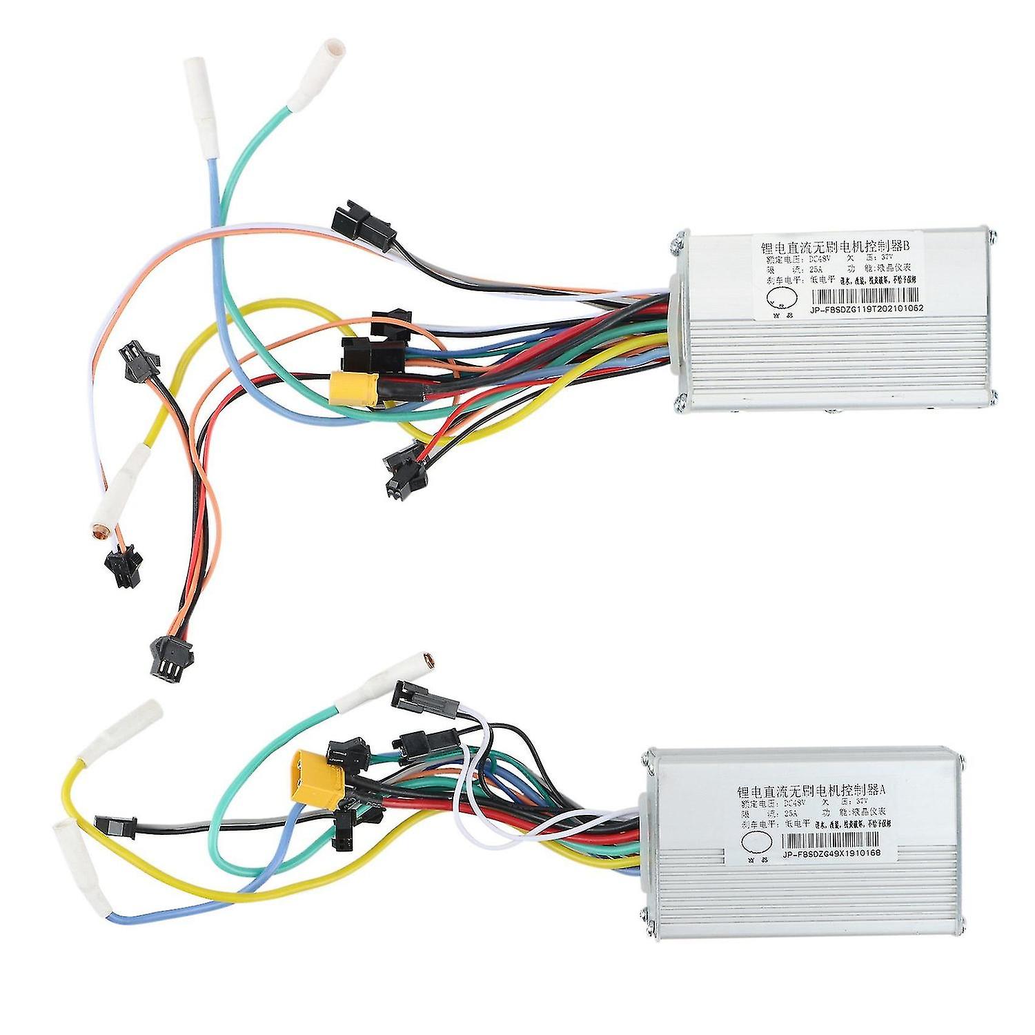 Jp Electric Scooter Controller with Accelerator Use Compatible with Electric Scooters Display,48v 25