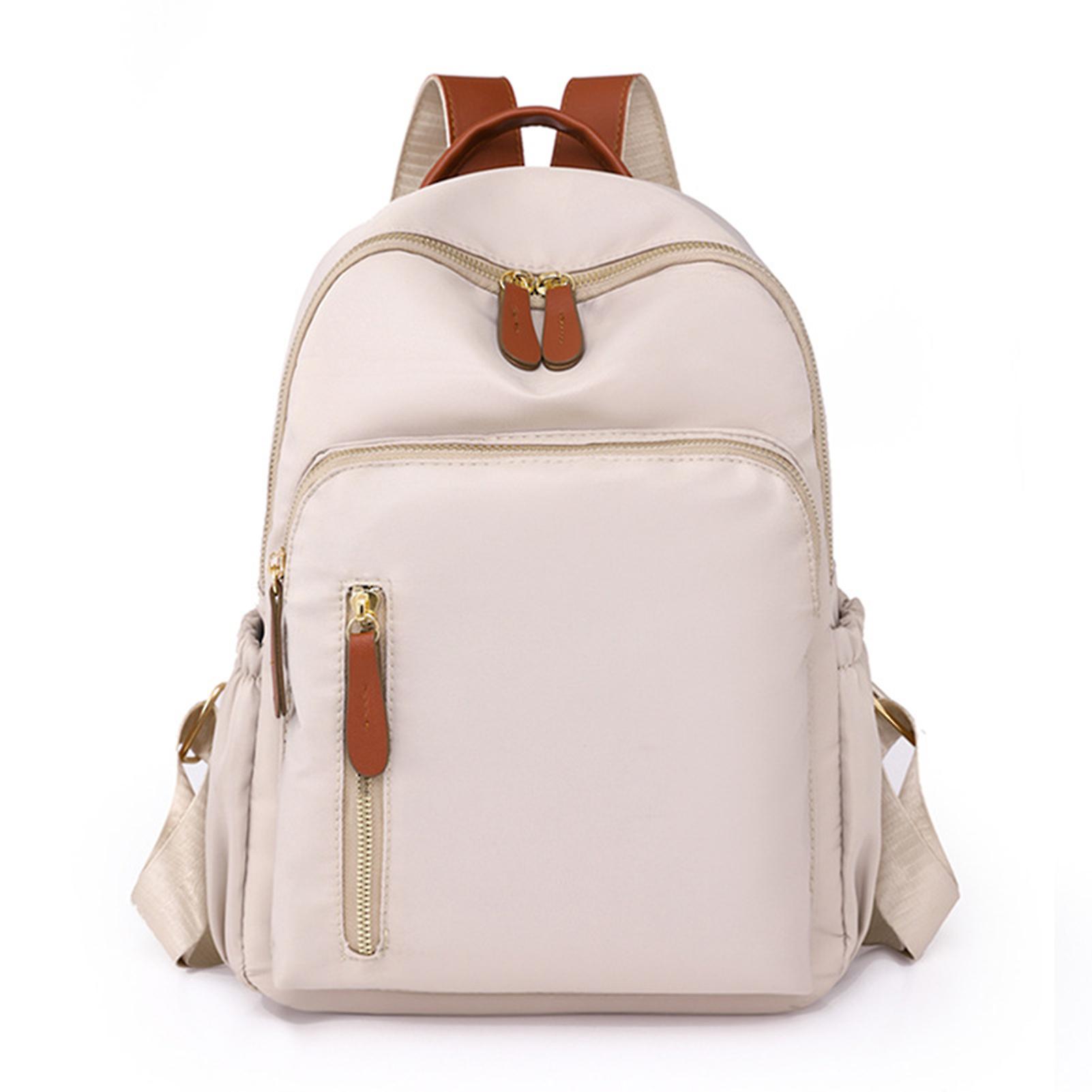 Lady Casual Backpack School Bag With Front And Side Pocket Shoulders Bag