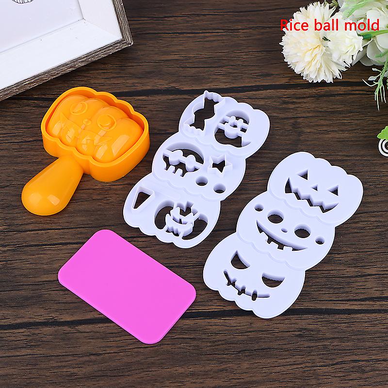 1set Cartoon Sushi Mold Rice Embossing Bento Decoration Onigiri Maker Molds