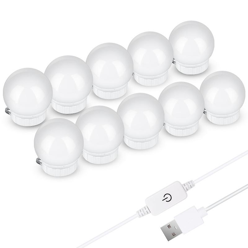 LED Mirror Front Lamp Light Bulbs, Power source: 10 LEDs 10 LEDs