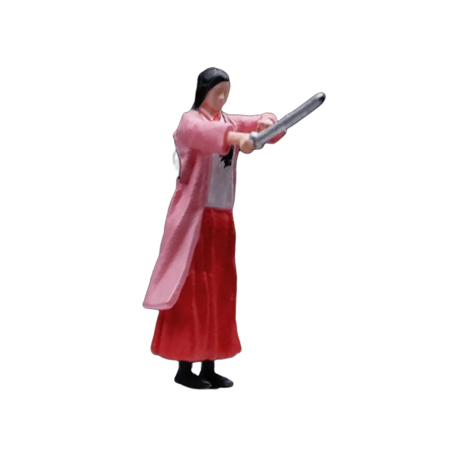 1/64 People Figurines Layout Miniature Scenes DIY Sand Table Character Model