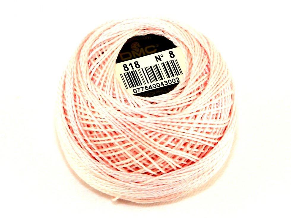 DMC Size 8 Cotton Perle Thread 80m 818 - per 10 gram ball