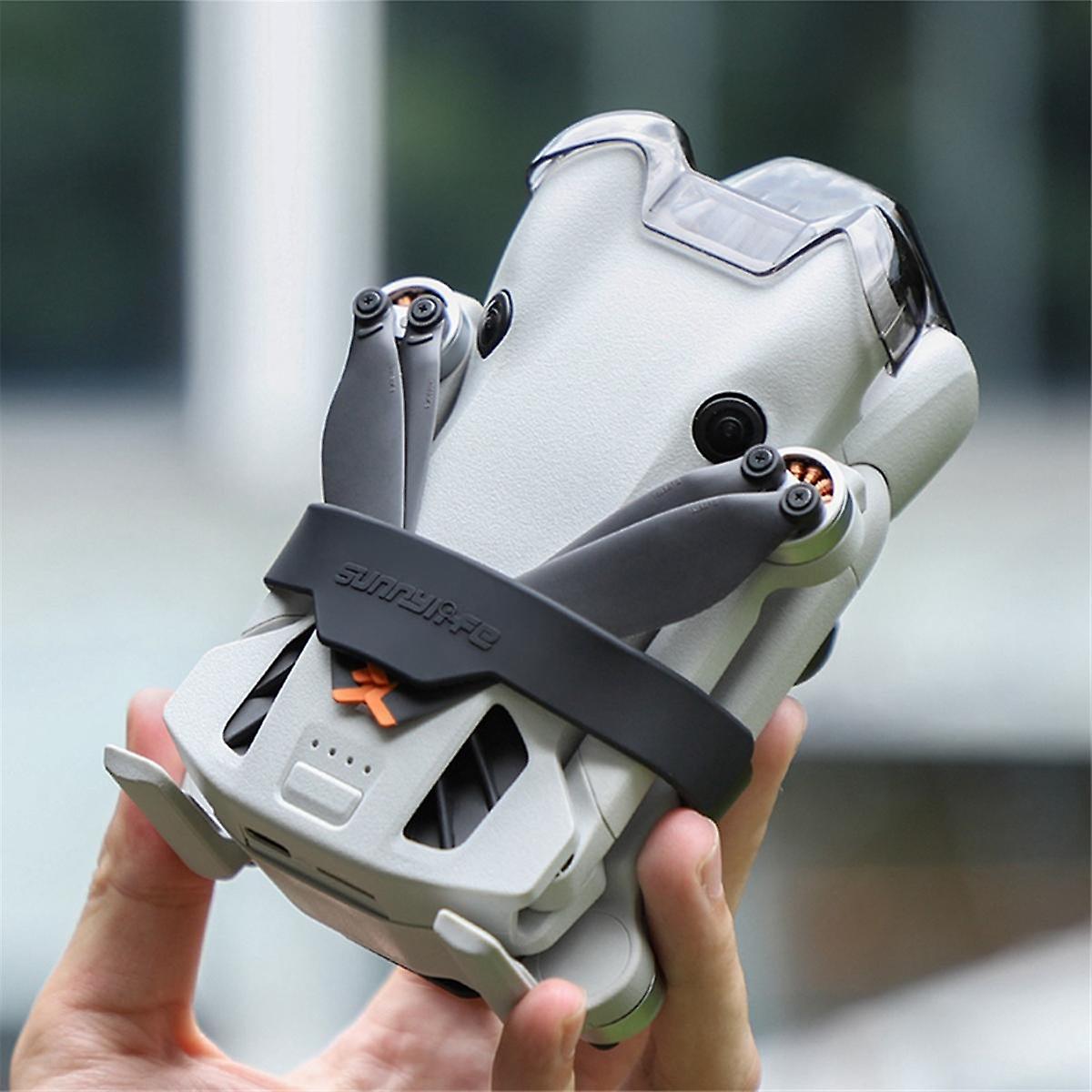 for Mini 4 Pro Bundle Propeller Blade Fixing Kit Bundle Propeller Chassis Protective Cover,Black O