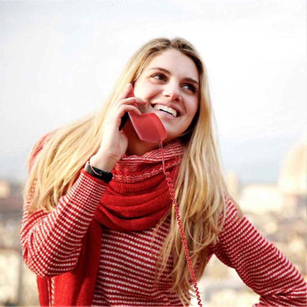 Retro Classic 3.5 mm Telephone Handset Mini Mic Phone Call Receiver For Smartphone