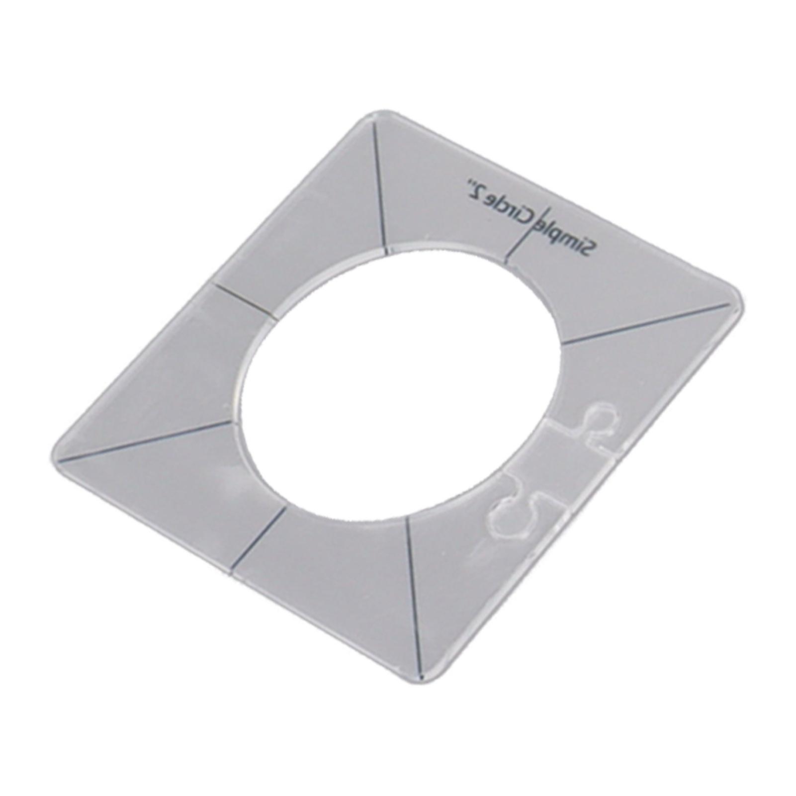 Sewing Ruler Multifunctional Acrylic Special Shaped Sewing Ruler Patchwork Tool Sewing Pattern Template for DIY 