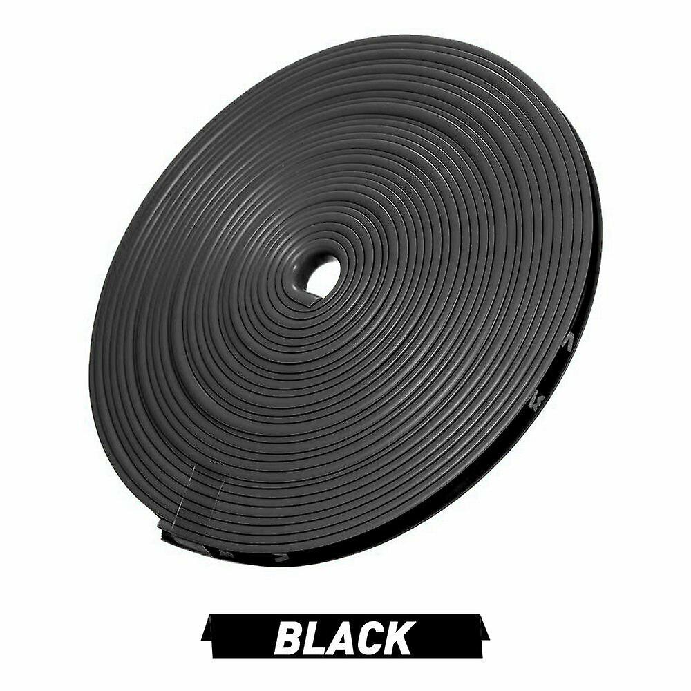 Wheel Hub Rim Trim Tire Ring Auto Guard Rubber Sticker Strip Edge Protector 26FT