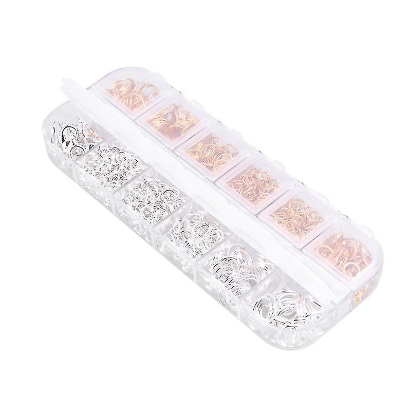 1200pcs 12 Grids Jewelry Making Kit