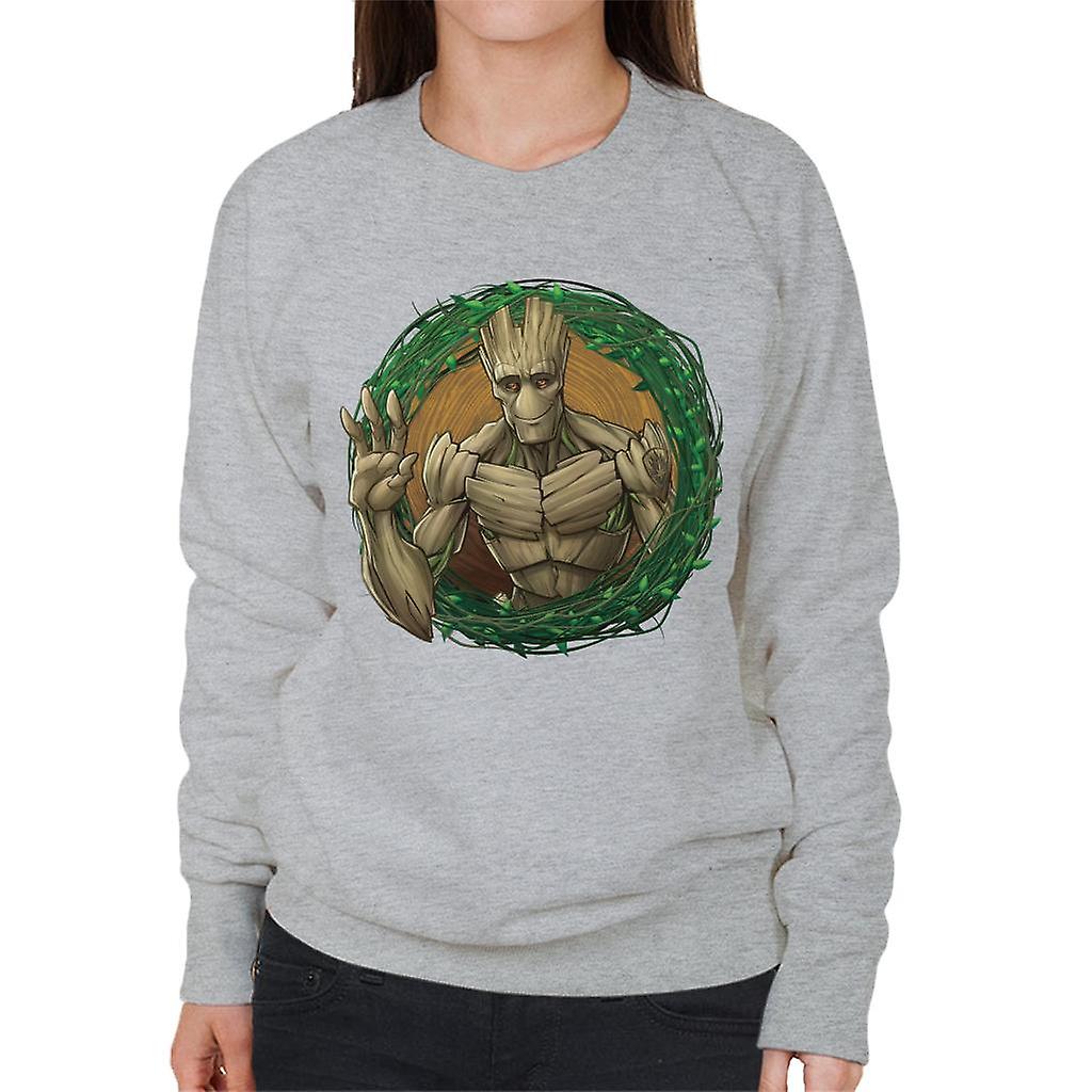 Marvel Guardians Of The Galaxy Groot Wave Women's Sweatshirt