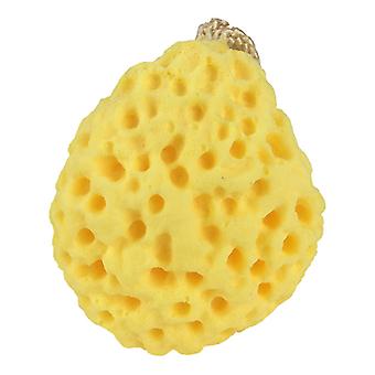 Baby Kids Sponge Bath Ball Honeycomb Shape Shower Brushes Body Cleaning Supplies2pcs-yellow