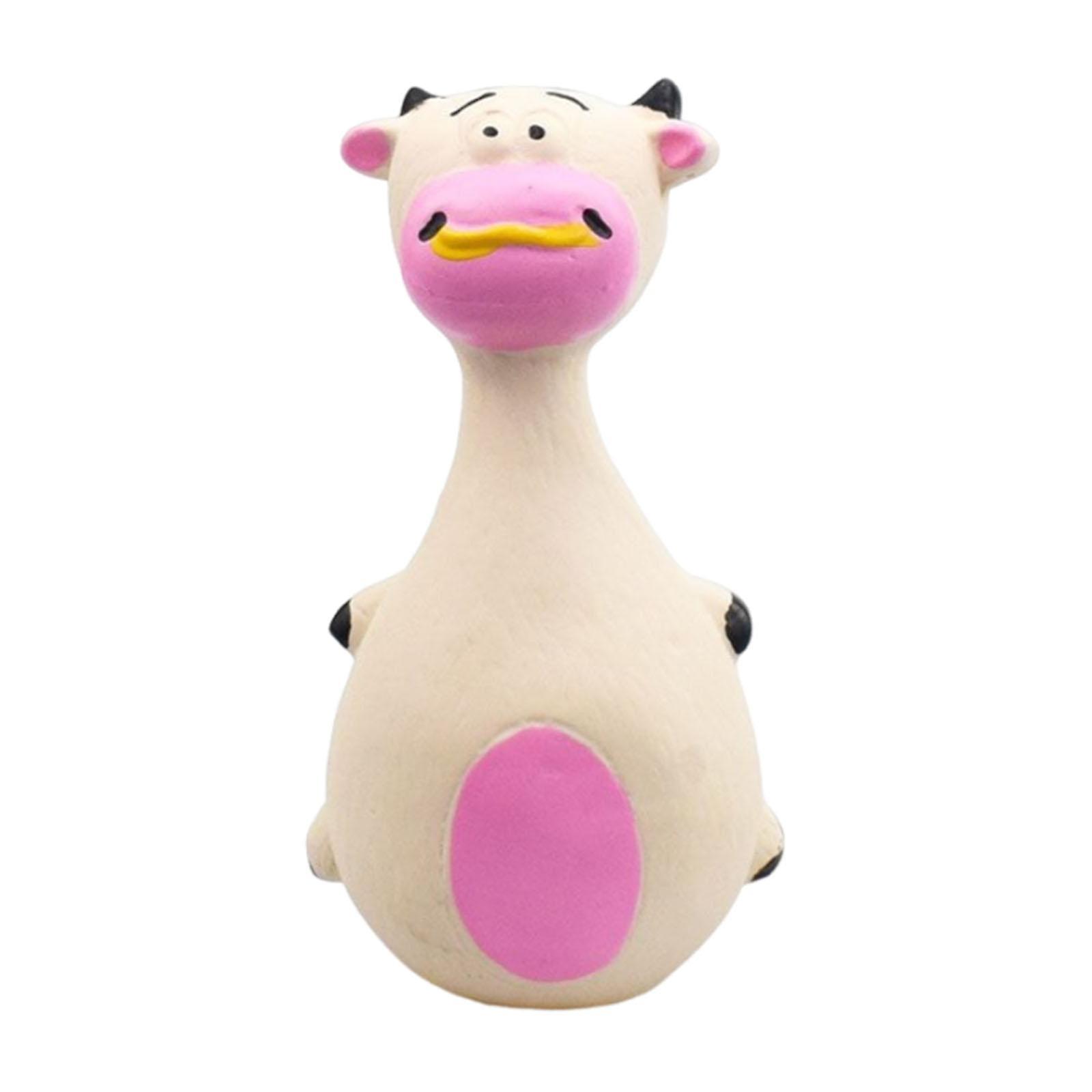 Squea Latex Puppy Toy Interactive Animals Shape Funny Enrichment Toys Rubber Chew Toy Teething Toy for Doggy Exercise Playing