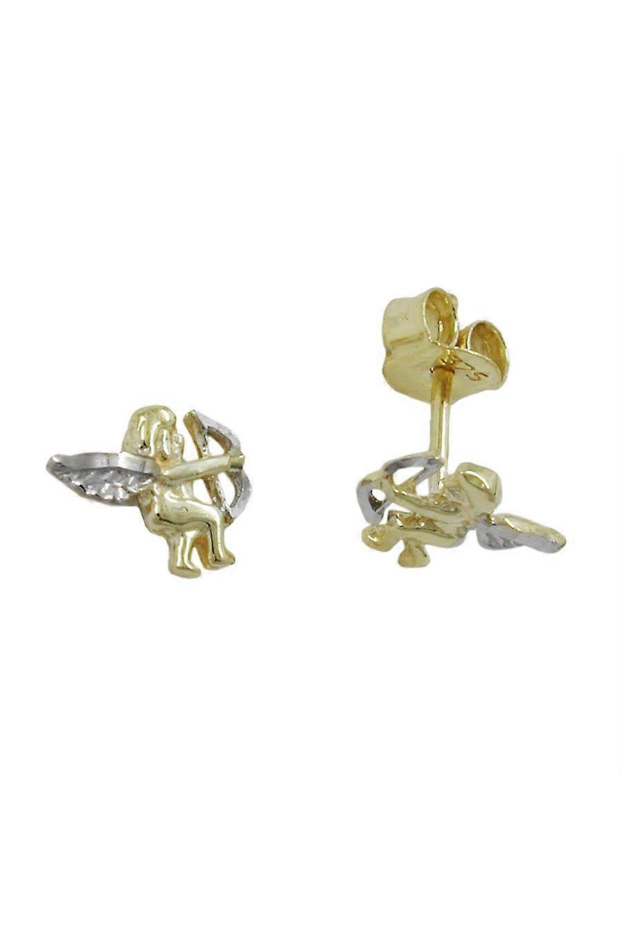 Earrings Angel Bicolour 9k Gold - Gl430715